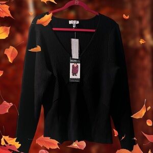 NEW Reform Knit Super Stretch V-Neck Sweater